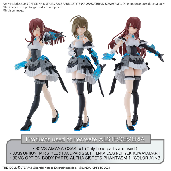30MS Option Hair Style Face Parts Set Tenka Osaki Chiyuki Kuwayama