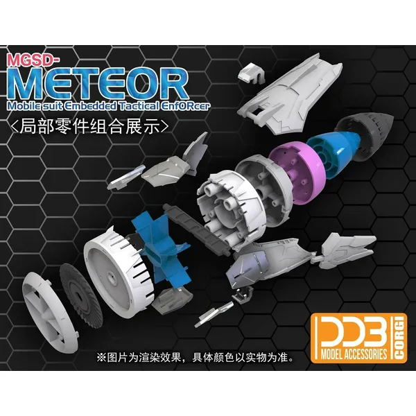 DDB - MGSD Meteor Unit Model Kit（Come With Base）
