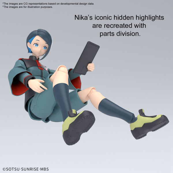 Figure Rise Standard Nika Nanaura Mobile Suit Gundam The Witch From Mercury