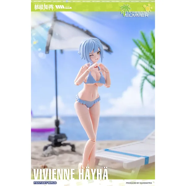 Forest's Summer FANTASY GIRLS Vivienne Hayha Plastic Model Kit (1/10.5)