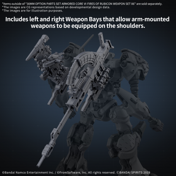 30MM Option Parts Set Armored Core Vi Fires Of Rubicon Weapon Set 06