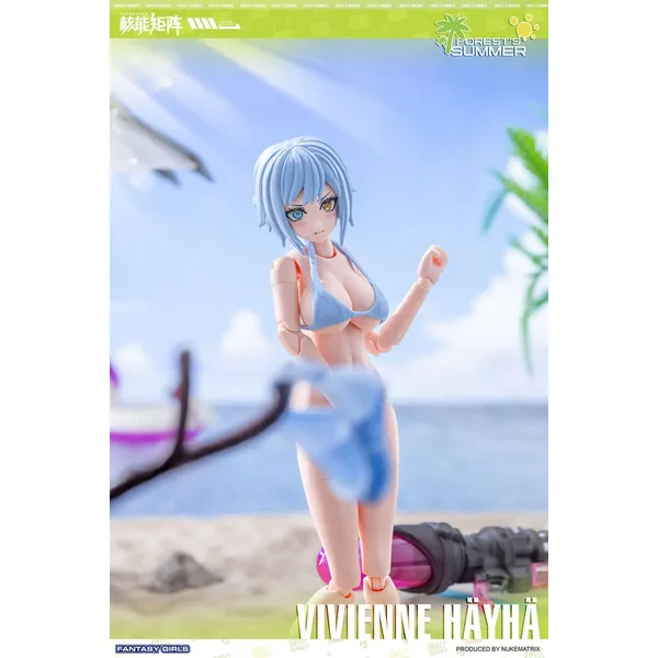 Forest's Summer FANTASY GIRLS Vivienne Hayha Plastic Model Kit (1/10.5)