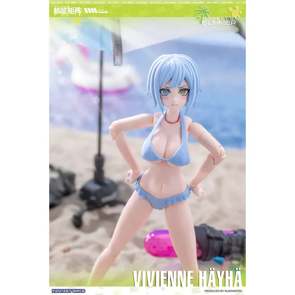 Forest's Summer FANTASY GIRLS Vivienne Hayha Plastic Model Kit (1/10.5)